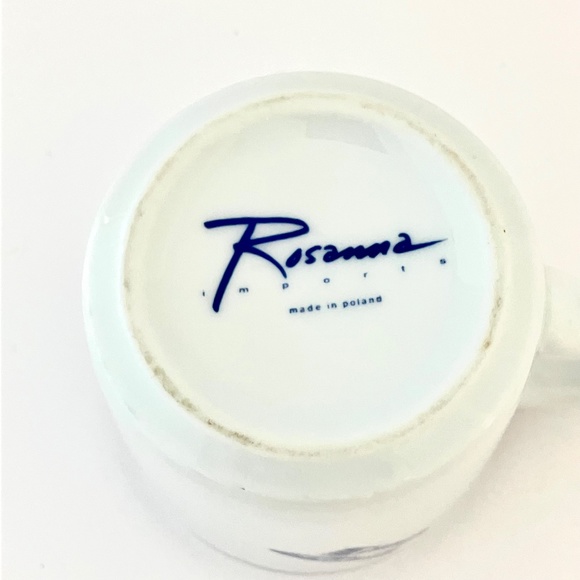 Rosanna Imports Tableware Coffee Tea Mug Cup Made In Poland Vintage RARE - Picture 6 of 7